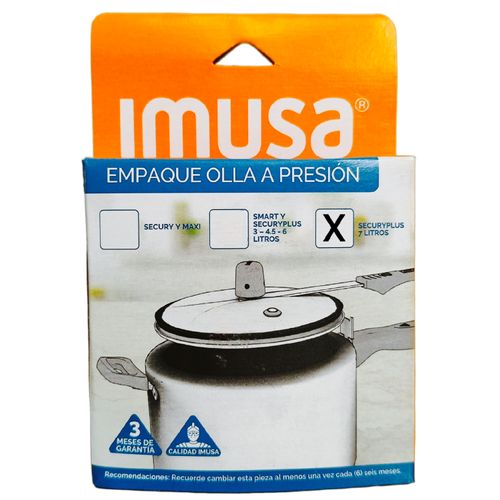 Repuesto de Empaque para Olla a Presión IMUSA Secury Plus 7,9L